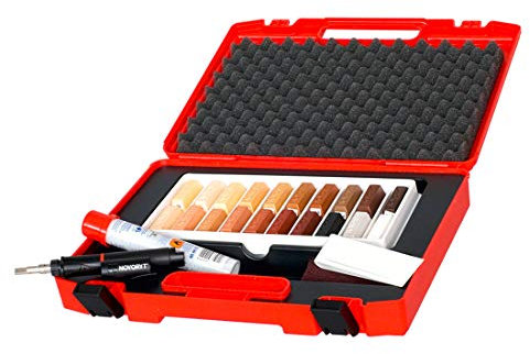 RETOL Tools Hartwachsset zum Ausbessern von Schäden im Parkett