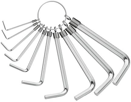 MATADOR Winkelschraubendreher, kurz, Ring, Sechskant, 2-10 mm, 0440 9100