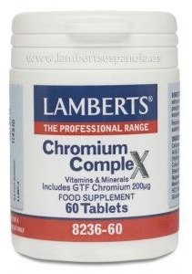 Chromium Complex 60 Tablets of Lamberts