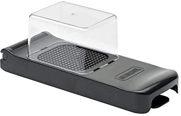 ALLIGATOR 3079 - Multifunktionsschneider Mit Auffangbox - Gemüse- und Zwiebelschneider - 6x6 mm-Klinge - BPA-frei - Schwarz. Alligator INALLI8801 Inoxidable - Spiralizer 3en1 - Gemüsehobel