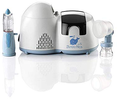 BimboNeb - Terapia compressore a doppia funzione Aerosol per bambini (0-3 anni)