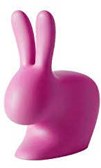 Qeeboo Rabbit XS Türstopper Fuxia