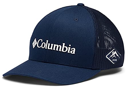 Columbia Casquette en Maille Unisexe pour Adulte, Bleu Marine, L/XL