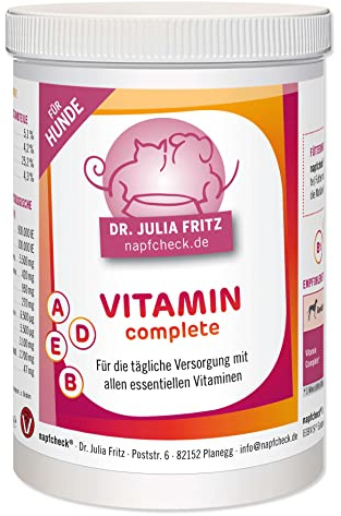 Vitamin Complete - Vitaminergänzung speziell für Hunde - 180 g