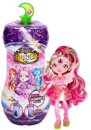 Magic Mixies Pixlings Jetzt mit Schimmer-Enthüllung! Faye, das Feen-Pixling. Setze einen Zaubertrank an und enthülle auf magische Weise eine wunderschöne, Pixling-Puppe in einer Zaubertrank-Flasche!