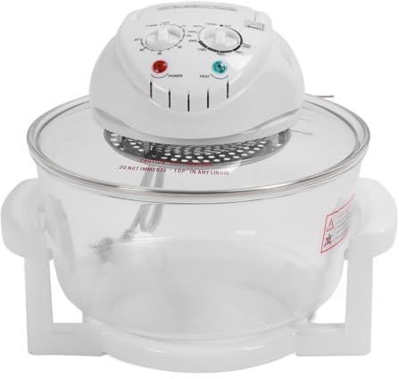 Luftfritteuse, Elektrischer Küchenkessel, Fritteusentopf mit Fritteusenkorb, 12 L, Großes Fassungsvermögen, Glas-Airfryer-Kochtopf, Lebensmittelfritteuse, Elektrischer Topf,