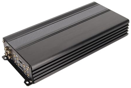 Car Amplifier, 4 Channel Car Amplifier, 4CH Class AB 400W 4 Ohms Bridgeable 12V Power Amp for Speakers Subwoofers