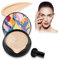 Mushroom Head Air Cushion CC Cream, 2024 Neuestes Moisturising BB Creme Foundation, Brightening Pigment Liquid CC Cream (Natürlich, 20g)