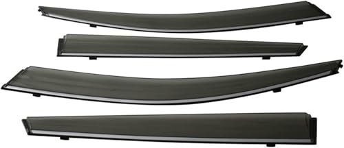 Windabweiser Autofenster für Tiguan X 2020-2022, Seitenschlitze Wind Deflectors Regenschutz Externes Zubehör, Auto Fenster Visier Wind