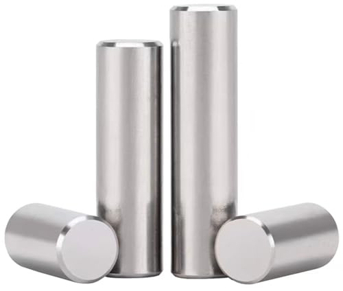BTBTB 20 Pezzi M8 x 8-120 mm Perni di centraggio for Supporto mensola, perni di Supporto mensola cilindrici in Acciaio Inox 304, Elementi di Fissaggio for componenti di Giunzione in Posizione(8x70mm)