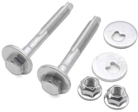 HAOTOM 2X Sturzkorrekturschraube hinten Für Audi A3 Q3 Für VW EOS Golf 5 6 7 Jetta Passat Touran Sharan T-ROC Tiguan Für Skoda Karoq Octavia Superb Yeti Für Seat Leon Altea Toledo WHT001761
