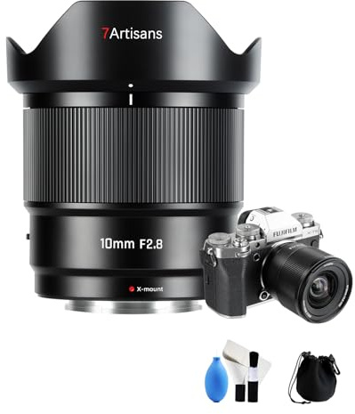 7artisans 10mm F2.8 AF APS-C Auto Focus Wide Angle Lens for Fujifilm FX X Mount Camera XE5 XM5 XT50 XT30 XS20 XA3 XA5 XT4,etc.