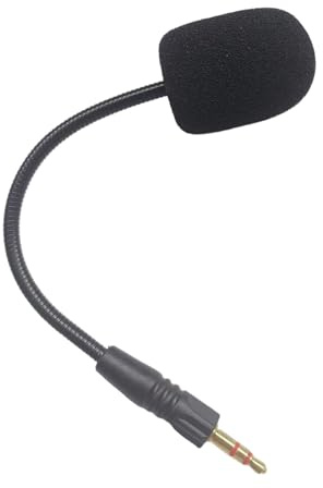 ZIDDAR Microfono ergonomico rotante a 360 gradi di ricambio per cuffie Mic Design leggero per migliorare la durata Cancellazione del rumore braccio microfono braccio