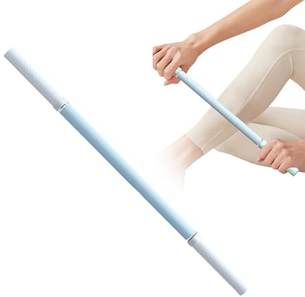 Palillo de yoga para estiramiento – Barra correctora de masaje de 3 cm | Barra de masaje de cuello para fitness en el trabajo, pilates, entrenamiento, gimnasio, oficina