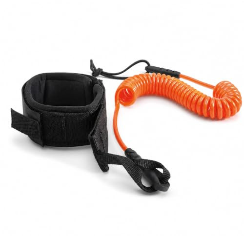 10 ft Surfboard Leash, Adjustable Board Ankle Strap Cuff Cord Surf Leash | Shortboard Longboard Surfboard Longboard and Paddleboard Surf Leash