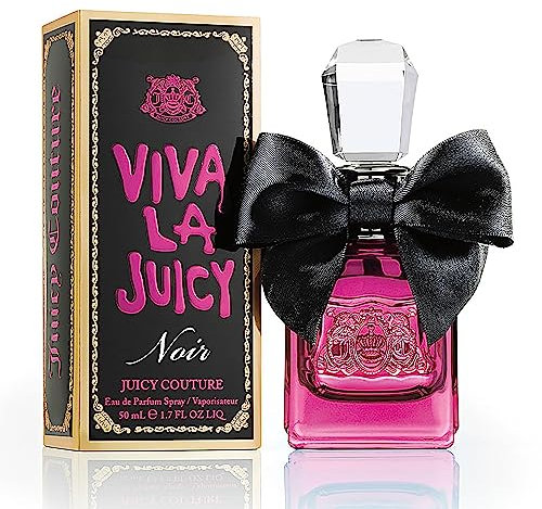 Juicy Couture - Viva la Juicy Noir, Eau de Parfum, süß, floral und frisch, mit frischen Noten wie Waldfrüchten und Mandarine, mit süßer Geißblatt und Vanille, Luxusparfum für Frauen - 50 ml