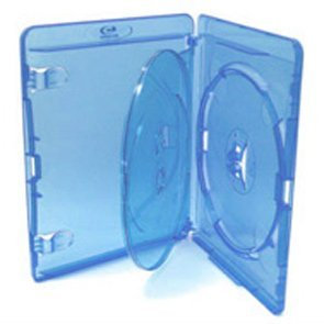 20 pack of Genuine Amaray Blu-Ray 3 way (3) Disc Storage Cases to store 3 disks - with 2 disk inner tray - 14mm Spine Blu Ray cover