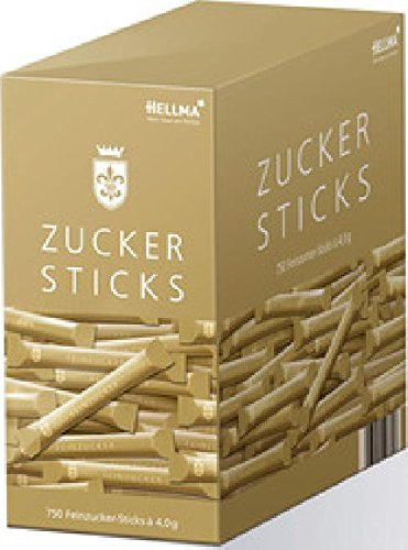 Hellma Zuckersticks Goldlinie 750x4,5g Feinzucker