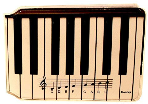 Piano blanco y negro línea delgada autobús Pass cartera Crédito Viaje Rail Ticket titular de la tarjeta para Oyster Business ID Card, multicolor, 4x Wallets