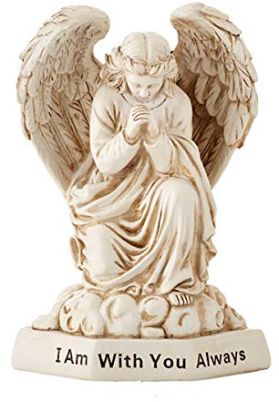 PLESIU Praying Angel Memorial Figurine, 6 1/4 Inch