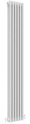 Traditional 3 Column Central Heating Radiator Vertical Rads Cast Iron Style White 1800x290mm