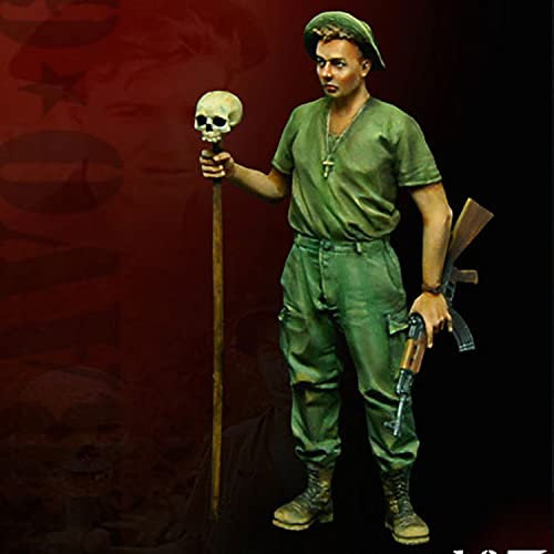 PANGCHENG 1/35 Eddie Skull, Resin Model Soldier GK, militärische Themen des Zweiten Weltkriegs, unmontiertes und unbemaltes Kit