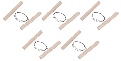 TOPINCN 5PCS Wire Clay Cutter Cheese Wire Cutter Pottery, Clay Wire Cutter Dough Cutting Sculpting Pottery Cutoff Tool for Sculpture Crafts
