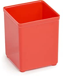WFix Juego de 20 cajas de inserción 63 mm A3 rojo B52 x T52 x H63 adecuado como inserto Bosch L-BOXX | Cajas de uso para cajas surtidas | como Bosch Sortimo Insetbox Set para L-BOXX, W-BOXX, T-BOXX,