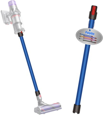 Pulyibo Verlängerungsrohr für Dyson V15 V11 V10 V8 V7 Staubsauger, Rohr für Dyson Ersatz Teleskoprohr Schnellspanner Verlängerungsstange, Staubsaugerrohr Zubehör 73cm（Blau）