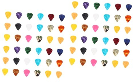 TOYANDONA 80 Pcs Akustikgitarrenplektren Gitarrenplektren-set Plektren Gitarrenplektren Für Akustik-e-bass-ukulele