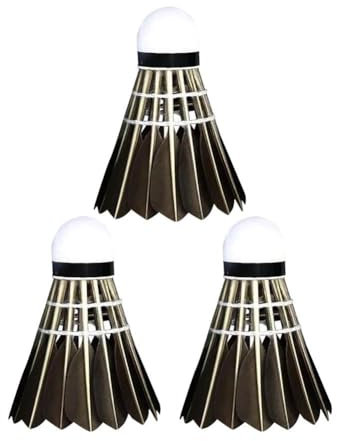 Pessrrtewg Badminton-Federbälle, Indoor-Outdoor-Sport-Bälle, winddicht, Sportball für Training