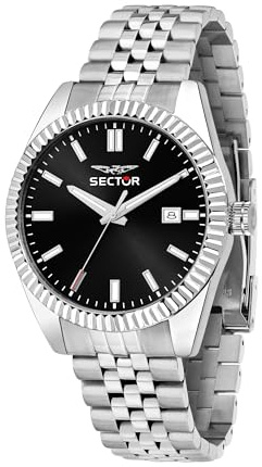 Sector No Limits Orologio Uomo, Tempo, Data, Analogico, Collezione 240 - R3253240013
