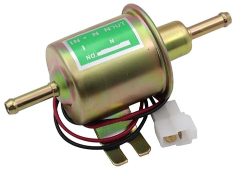 Motorrad Benzinpumpe 12V/24V Universal Elektrische Kraftstoffpumpe Niederdruck Bolzen Befestigungsdraht Diesel Benzin HEP-02A Für Auto Vergaser Motorrad ATV Kraftstoffpumpe