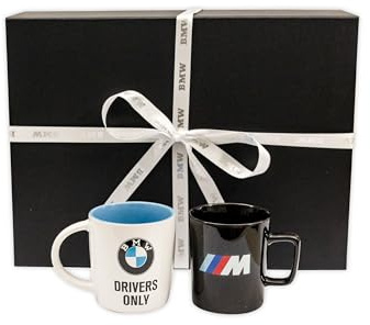 BMW M Motorsport Geschenkbox Exklusive Geschenkset Tasse Becher Kaffeetasse Drivers Only