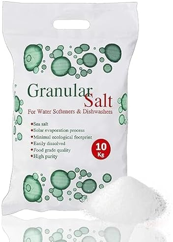Dishwasher Salt 10kg for Dishwashers and Water Softeners, Water Softening Salt Dishwasher, Regenerating Salt (1)