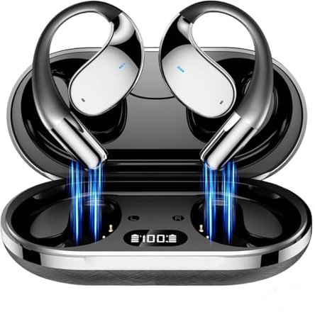 Auriculares Conducción Osea Open Ear Headphones Bluetooth 5.4 Deporte