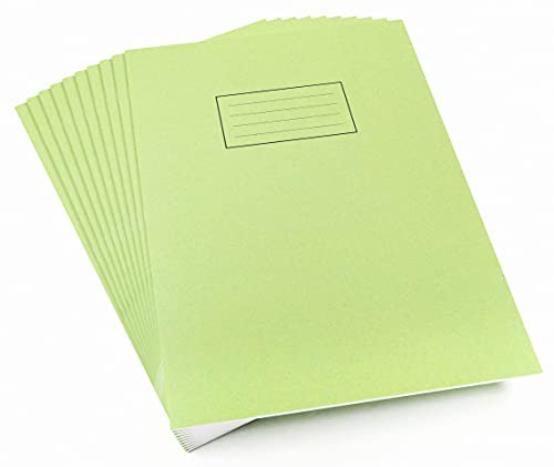 Silvine Exercise Book Ruled and Margin 80 Pages A4 Green Ref EX110 [Pack of 10], 28767X