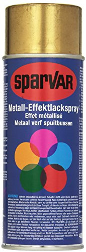 Sparvar 6014050 Lackspray Metalleffekt Goldeffektlack, 400 ml, Spiegeleffekt, Gold, (1er Pack) 400 ml (1er Pack)