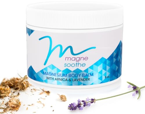 MagneSoothe Topical Magnesium Body Balm - 8 oz Jar