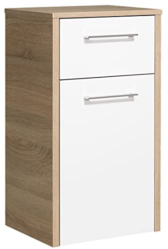 Pelipal 382 Lagos Unterschrank, Holzdekor, Eiche Natur, 33,0 x 40,0 x 72,0 cm