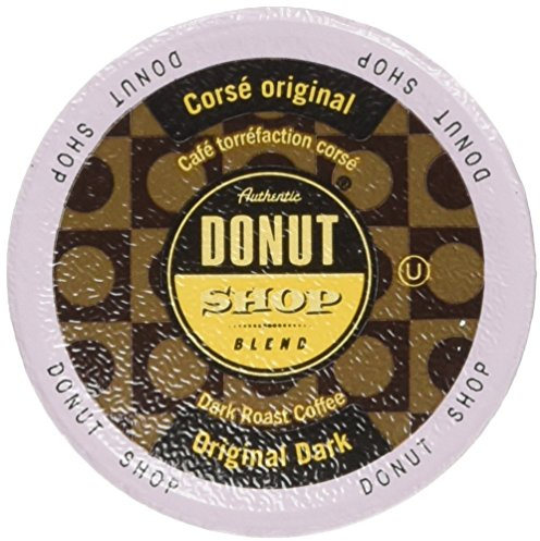Authentic Donut Shop Blend Original Dark Single-cup Coffee for Keurig K-Cup Brewers, 24 Count