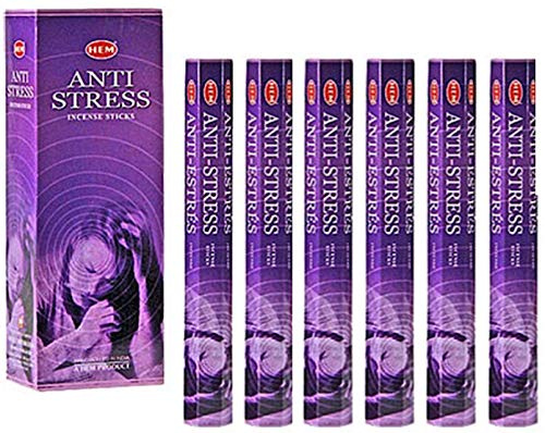 HEM Lot de 100 bâtons d'encens Anti-Stress (5 x 20 Paquets)