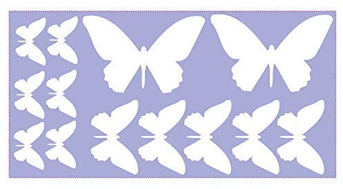 Wandtattoo Schmetterlinge 13 Aufkleber im Set / 30 Farben möglich