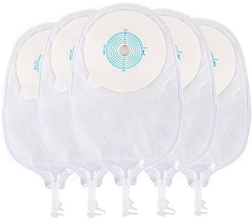 YUNZHIDUAN 10 PCS Kolostomiebeutel, Medicals Drainable Pouch, Ileostoma Stomabeutel, Einteiliger geschlossener Stomabeutel, Stomabeutel Einteiliges System Cut-to-Fit（Max Cut 45mm für die Stomapflege