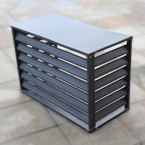 Copertura Per Condizionatore D'aria, Copertura Per Pompa Di Calore In Alluminio, Griglia Condizionatori D'aria, Recinzione For Condizionatore, Coperture Per Climatizzatori Centrali Unità Esterne (Col