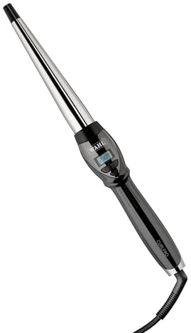 Moser Curlpro 2, Tenacilla Cónica con Revestimiento de Titanio, 25 a 13 mm | Tenacilla Cónica, Revestimiento de Titanio, Barril Ø 25 a 13 mm, Temperatura Ajustable 80 a 210 °C, Pantalla LCD, 30 s