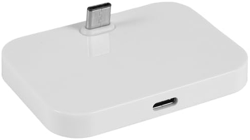 Dropfree Mobile Phone Desktop Type-C Charger Stand Holder Cellphone Usb-C Charging Docking Station Silver