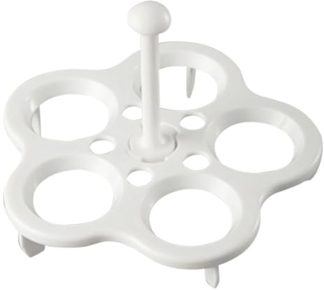 Holdes Soporte de vapor para huevos - Inserto de cocción al vapor para huevos, soporte para olla a presión para adultos, encimera interior y exterior, cocina familiar, apartamento, camping