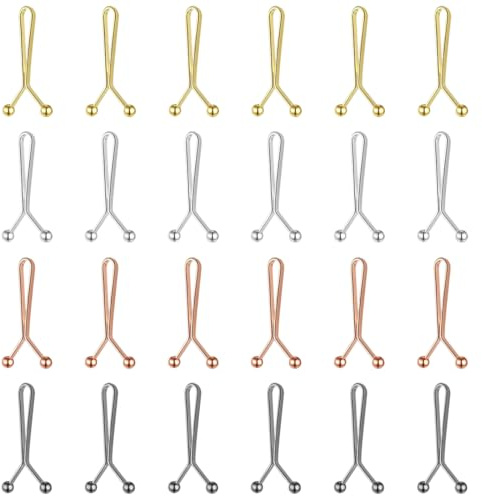 Clips Ajustadores de Cintura, 24 Piezas Botón para Apretar Pantalones, Clip de Ajuste de Pantalones, Botones sin Costura para Jeans Holgados, Tensores de Cintura para Pantalones Vaqueros