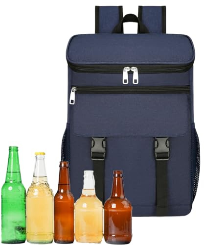 Cooler Backpack,Large Capacity Lunch Cooler Bag | Leakproof Cooling Backpack for Picnic Cycling Daily Commutes BBQ Camping Fishing Travel Hiking Sports Outdoor